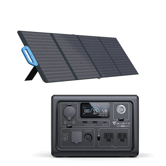BLUETTI EB3A Portable Solar kit | 600W 268Wh